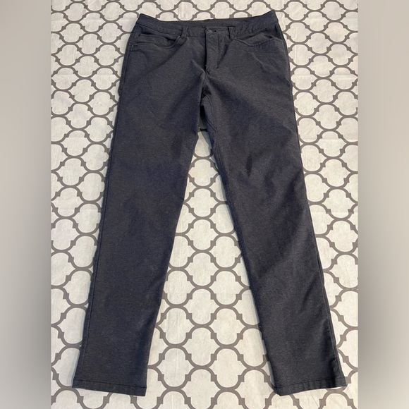 Lululemon ABC Pant Slim *Tech Canvas Men’s 34x32 5 Pocket Stretch Comfort $148